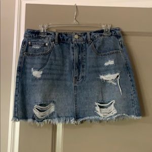 jean skirt